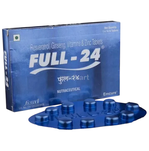 full 24 tablet 10's